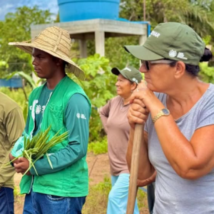 Aconteceu na comunidade de Chapada o Curso de Horta, realizado em parceria com o SENAR.